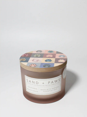 Sand + Paws California Beach House 12 oz scented candle