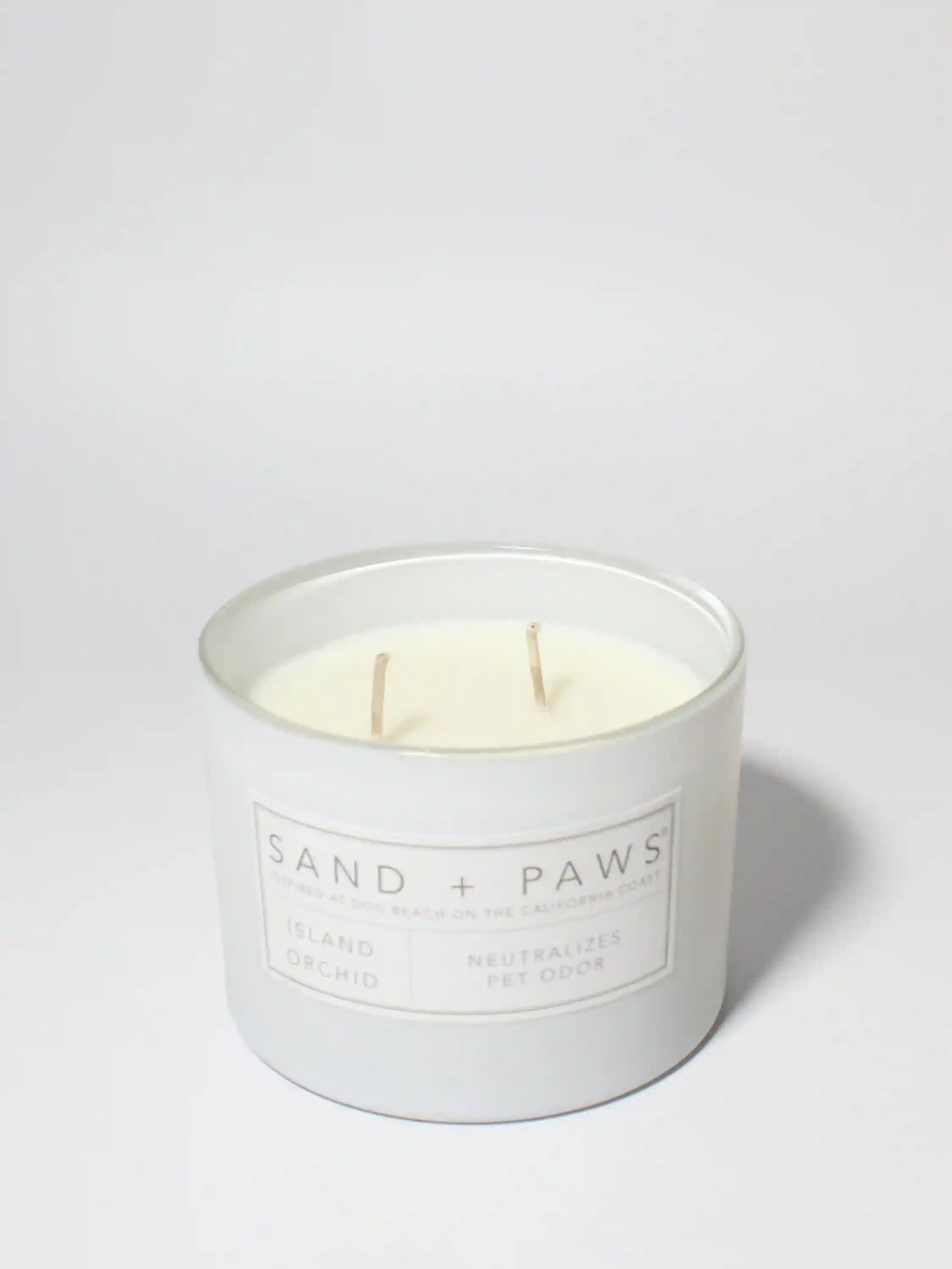 Sand + Paws Island Orchid 12 oz scented candle