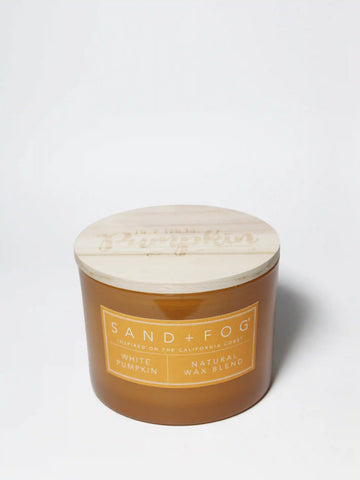 White Pumpkin 12 oz scented candle