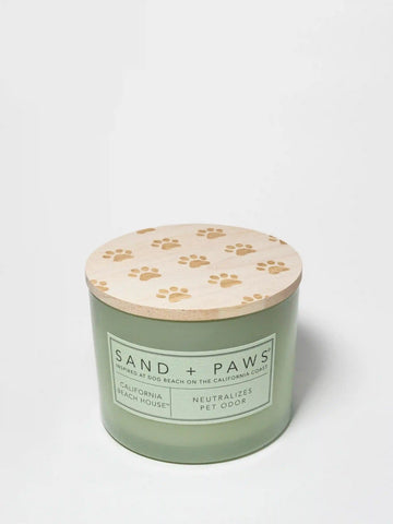 Sand + Paws California Beach House 12 oz scented candle