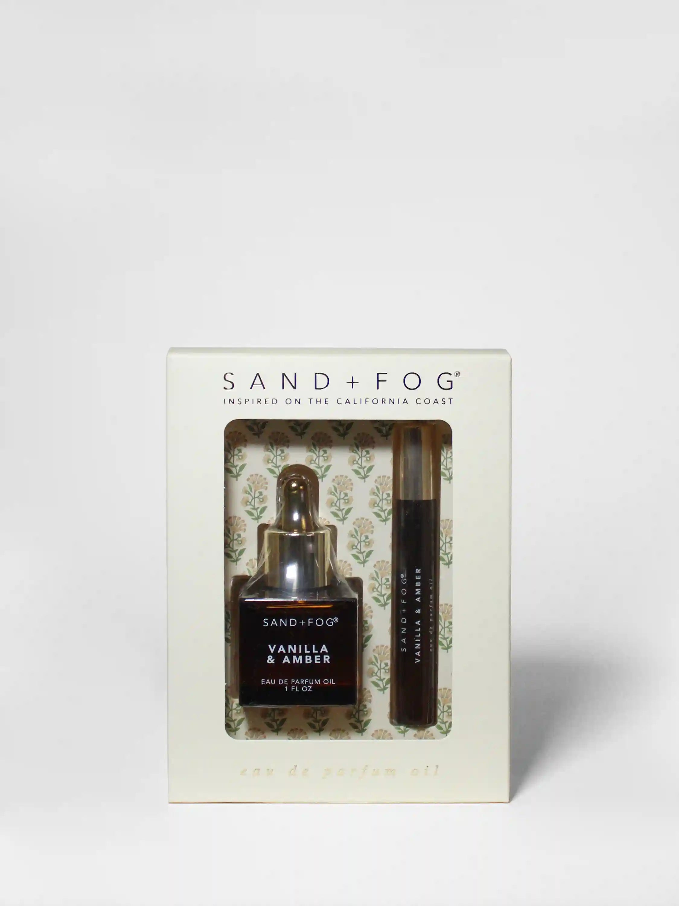 Perfume Oil Rollerball and Perfume Dropper Set - Vanilla & Amber