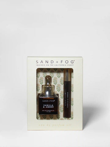 Perfume Oil Rollerball and Perfume Dropper Set - Vanilla & Amber