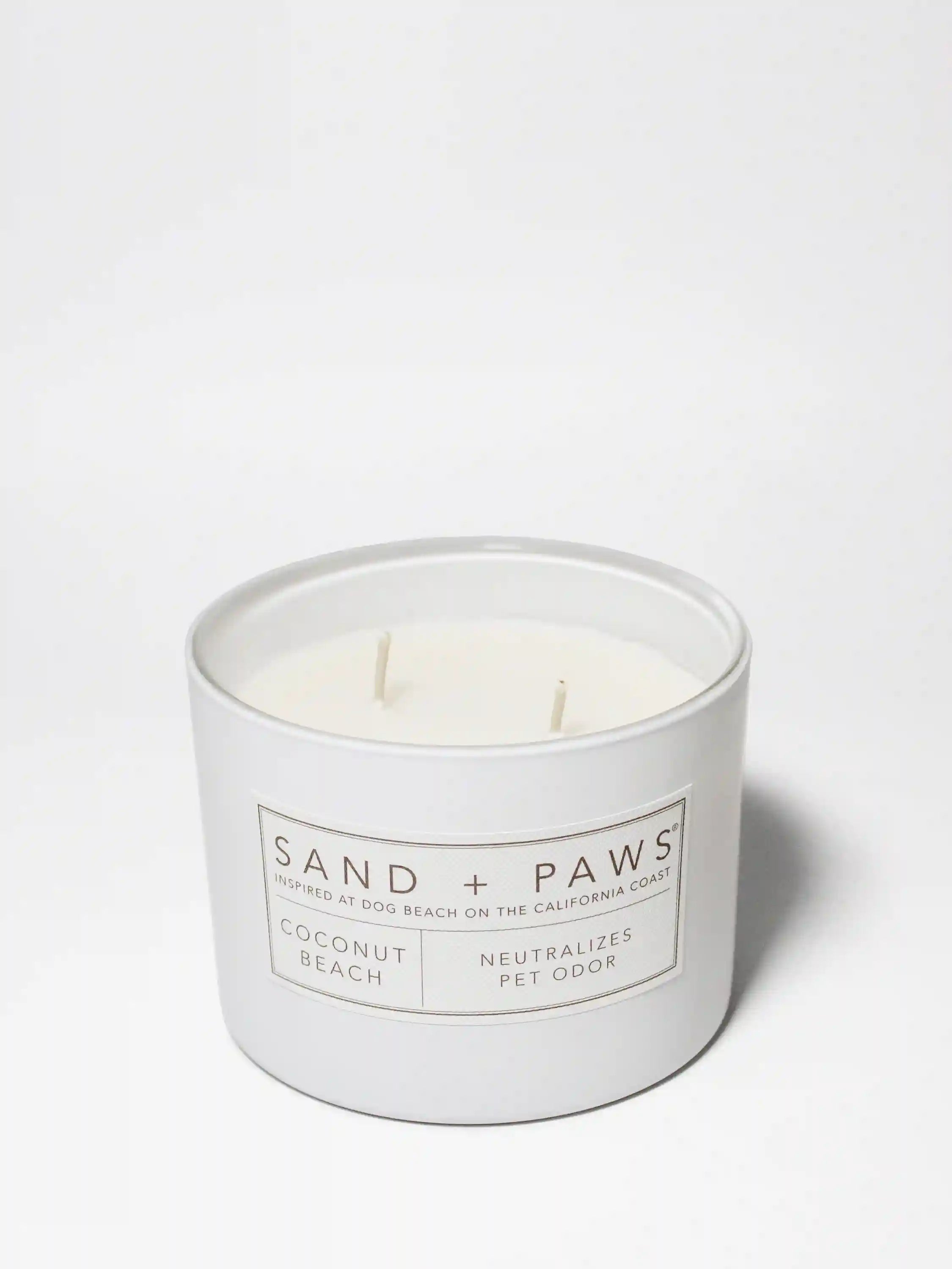 Sand + Paws Coconut Beach 12 oz scented candle