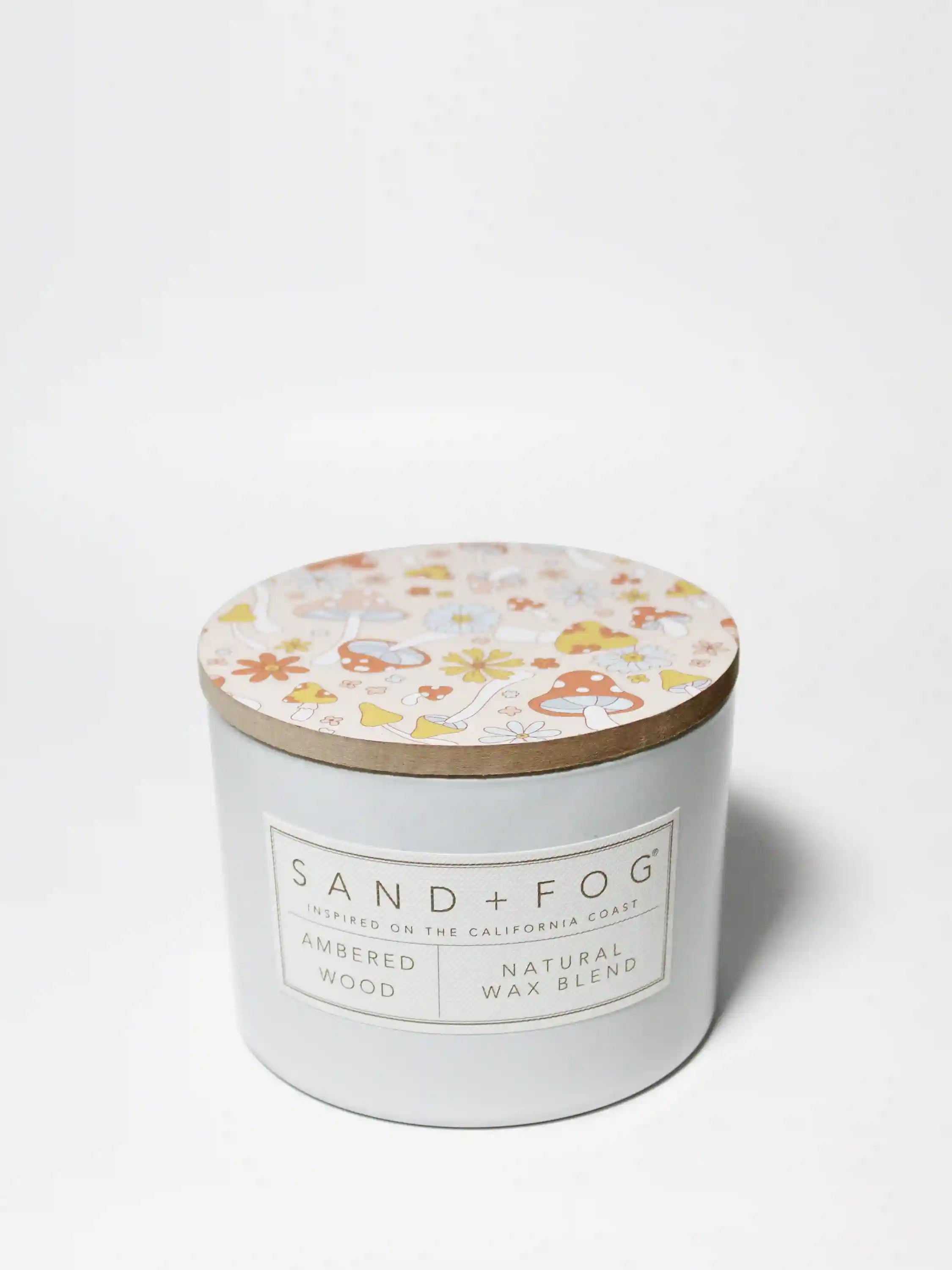 Ambered Wood 12 oz scented candle
