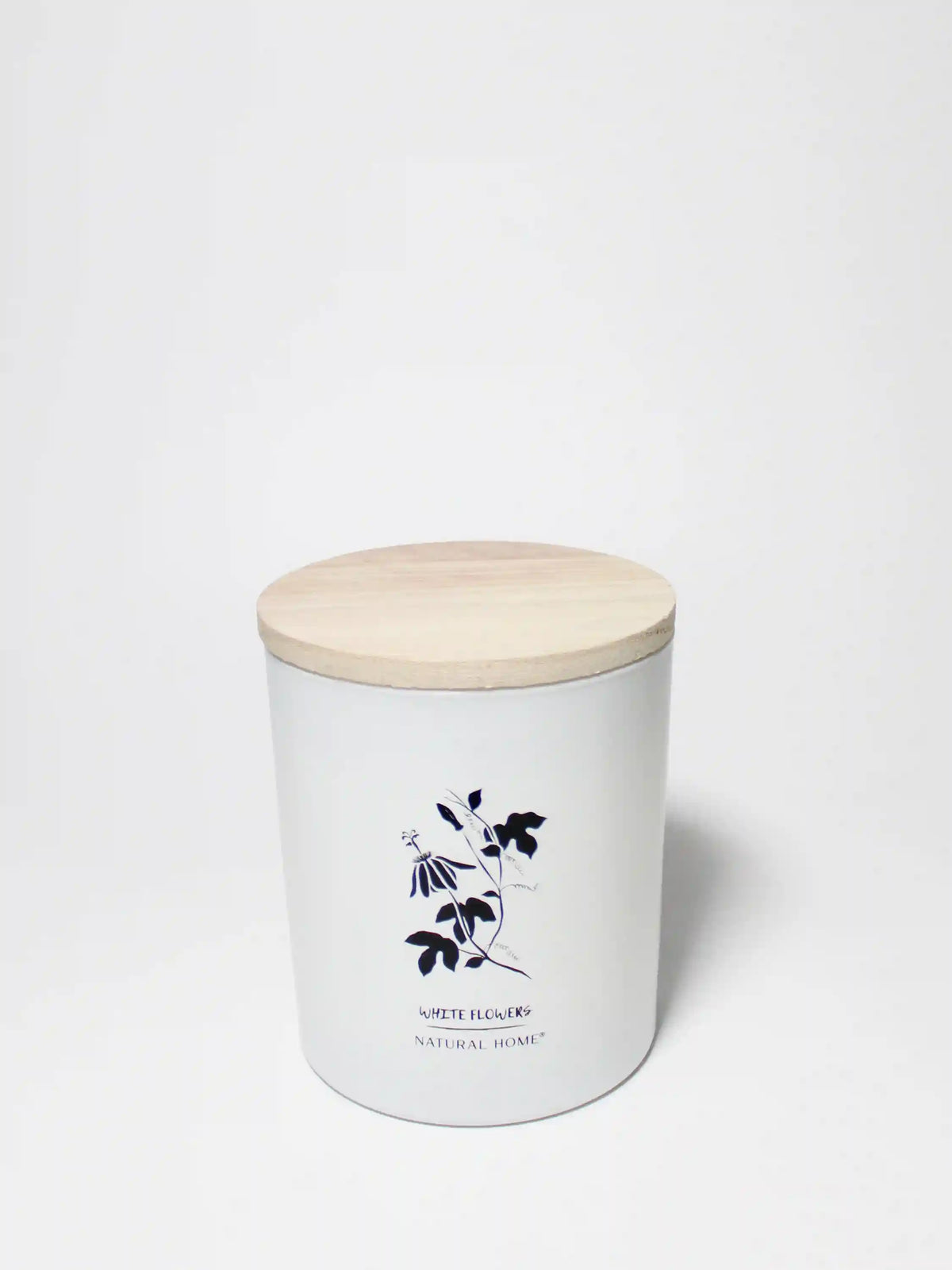 White Flowers Natural Home 11.5 oz scented candle
