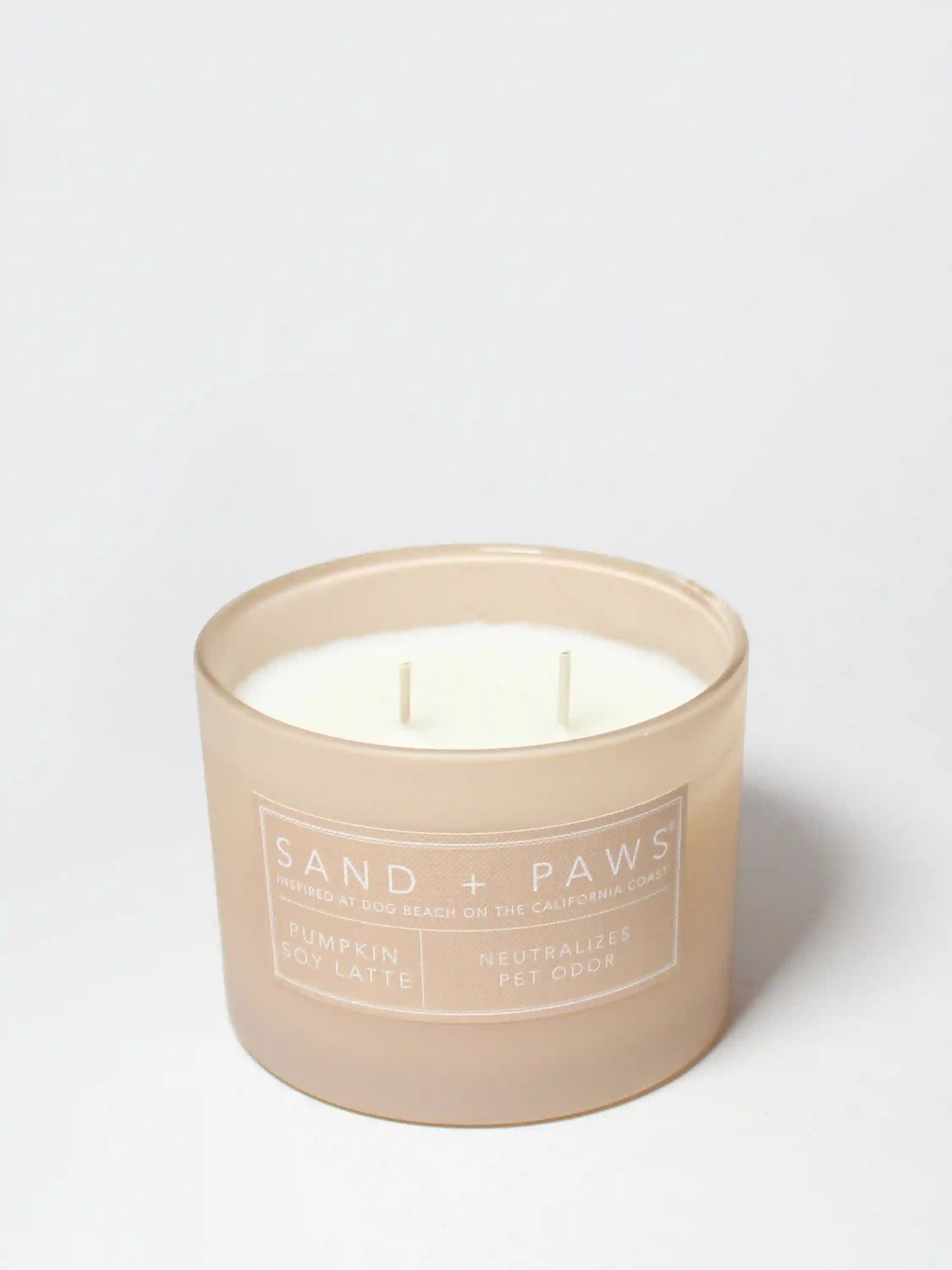 Sand + Paws Pumpkin Soy Latte 12 oz scented candle
