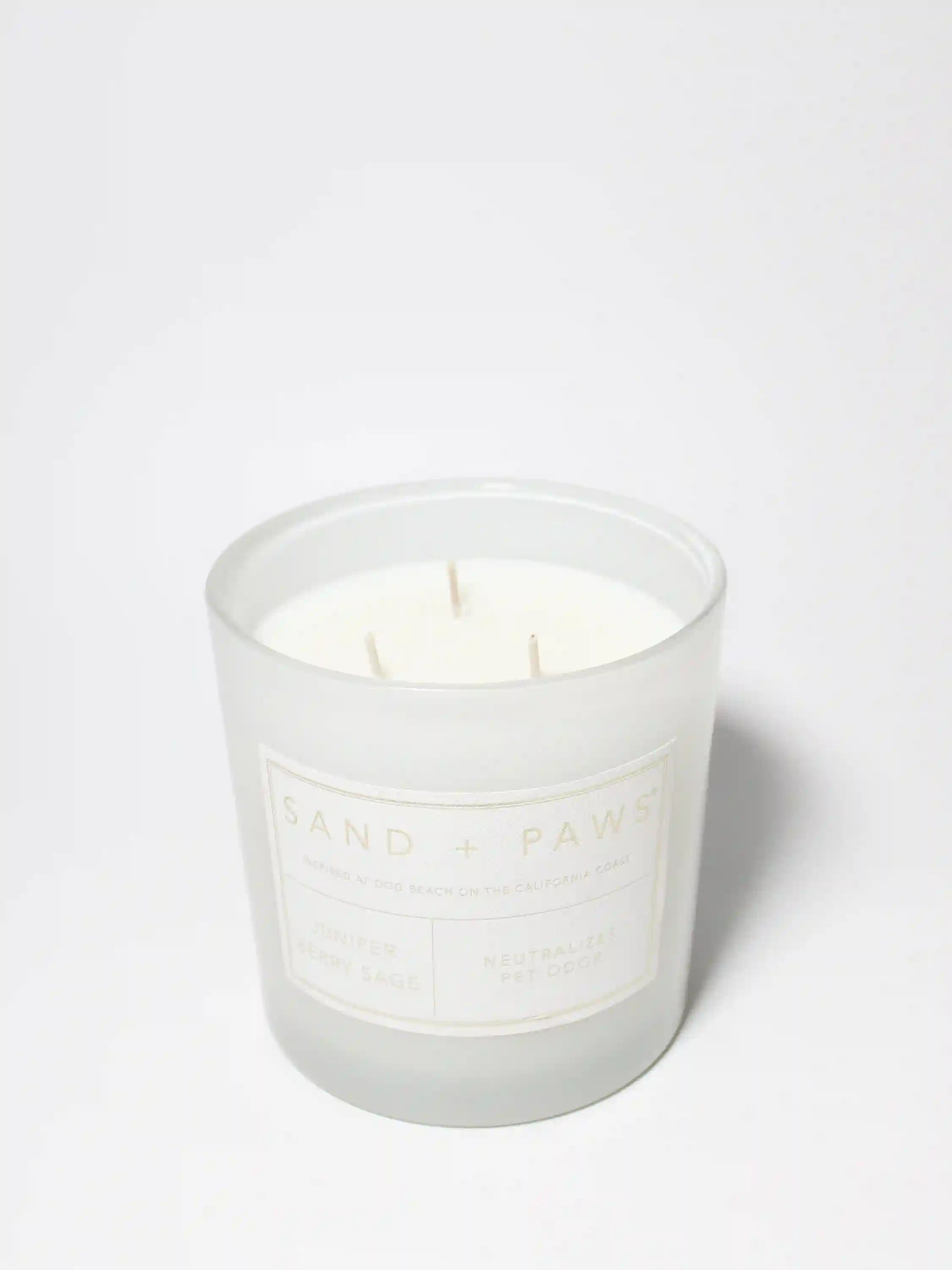 Sand + Paws Juniper Berry Sage 21 oz scented candle