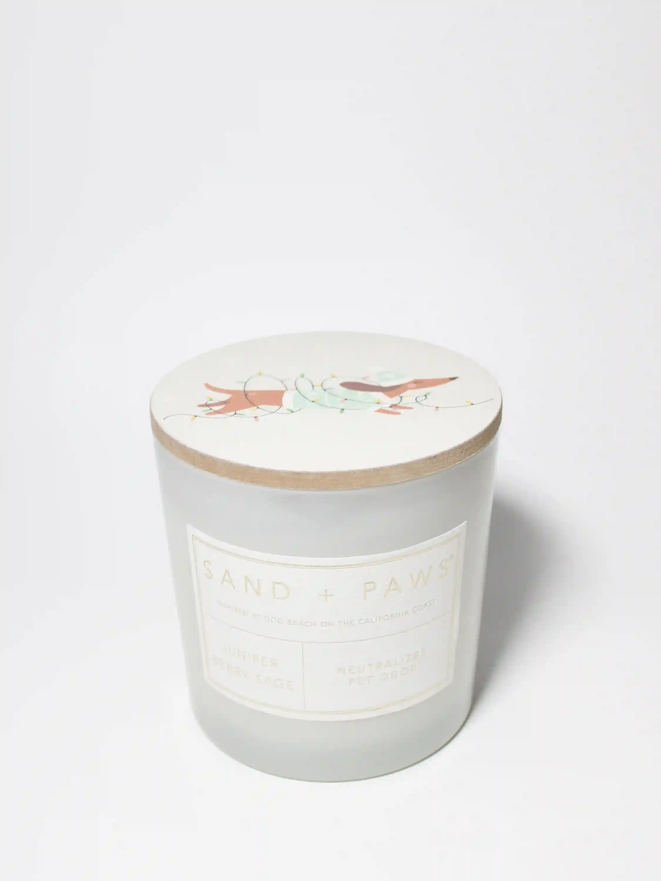 Sand + Paws Juniper Berry Sage 21 oz scented candle