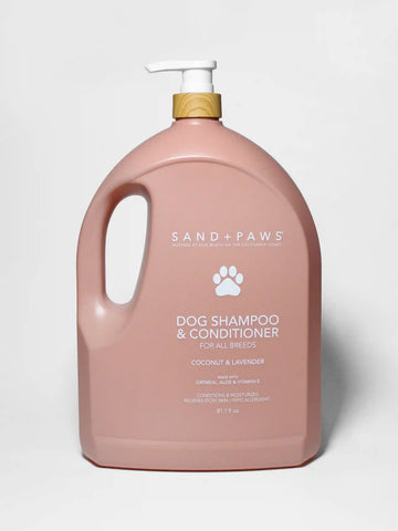 Sand + Paws Pet Shampoo & Conditioner - Coconut & Lavender