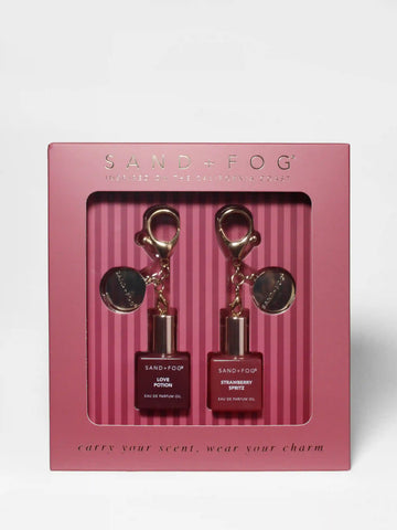 Bag Charm Perfume Oil Rollerball Set - Love Potion + Strawberry Spritz