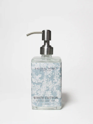 White Cotton Natural Home 13.5 oz Liquid Hand Soap