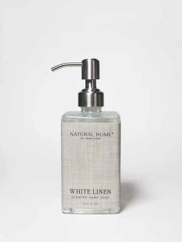 White Linen Natural Home 13.5 oz Liquid Hand Soap