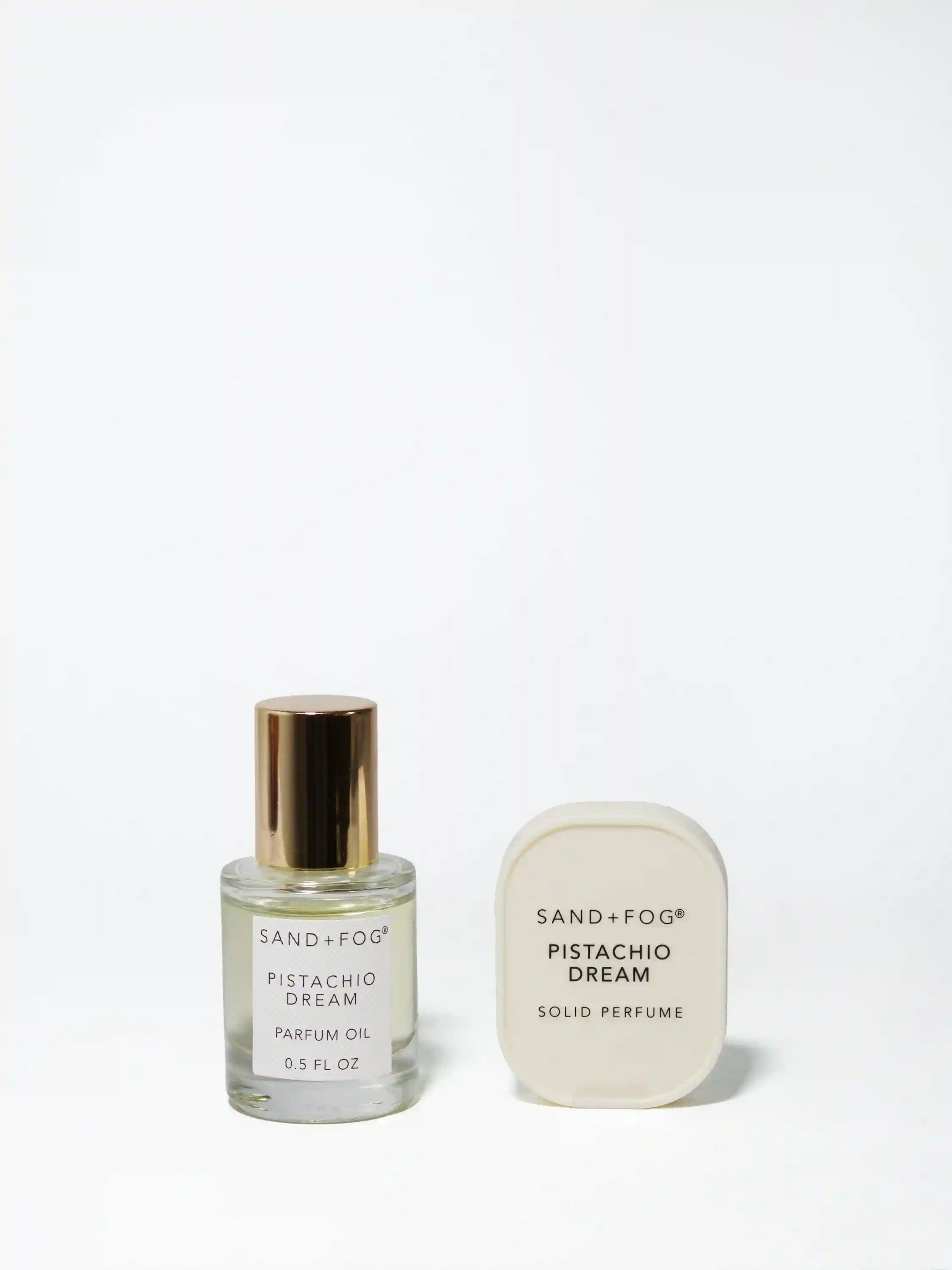 Perfume Oil Rollerball and Solid Perfume Set - Pistachio Dream