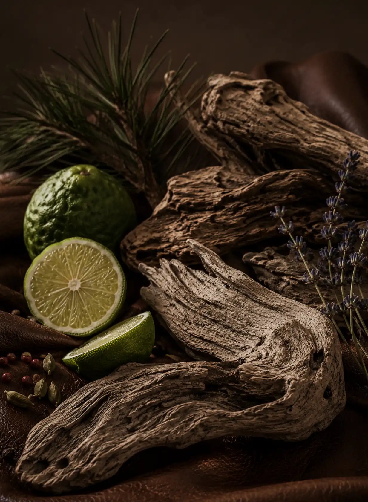 Driftwood & Leather 50ml Perfume Oil Dropper