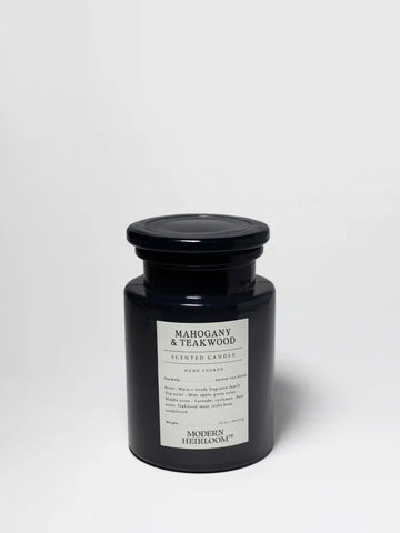 Mahogany & Teakwood 12 oz scented candle