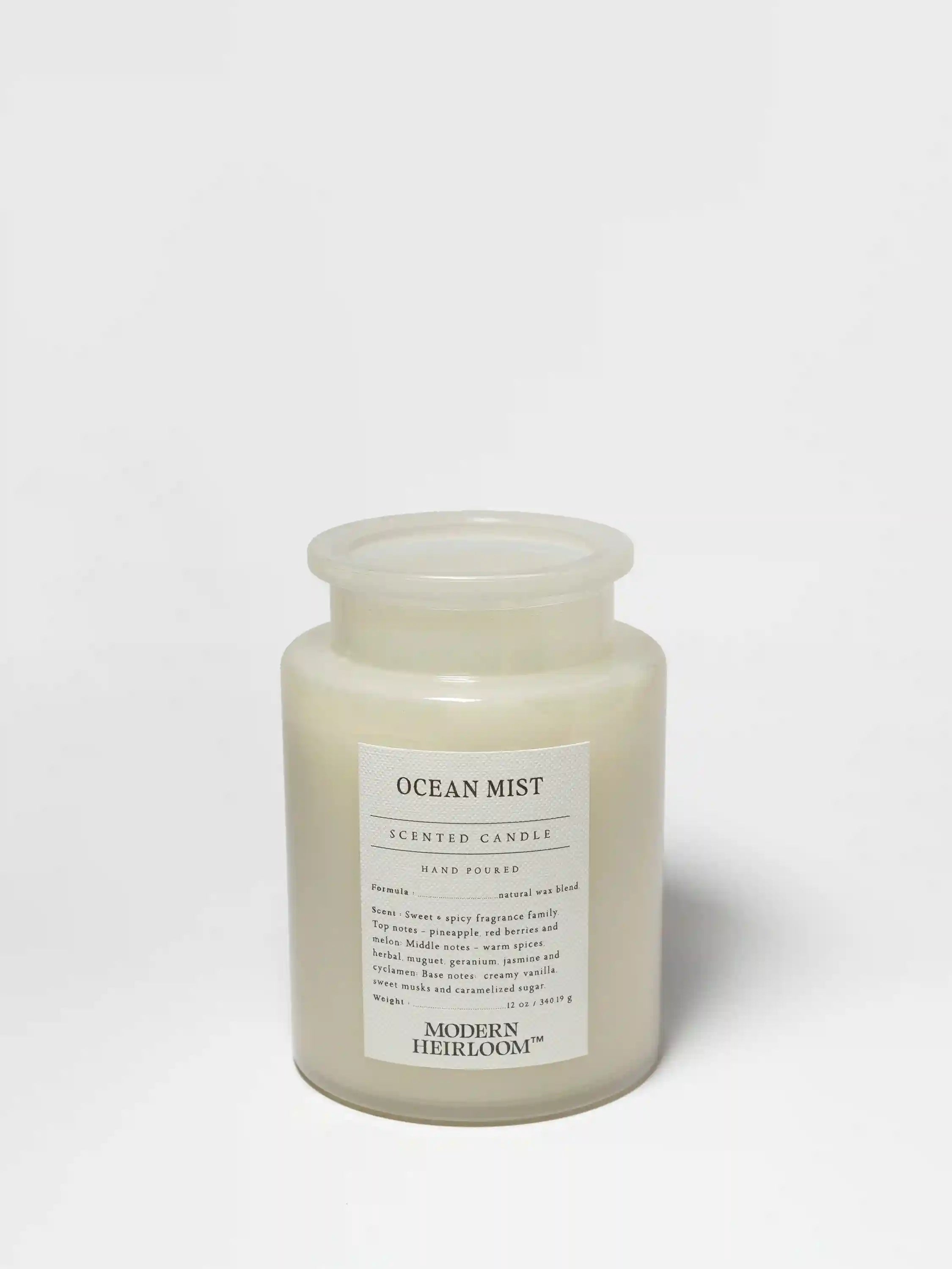 Ocean Mist 12 oz scented candle