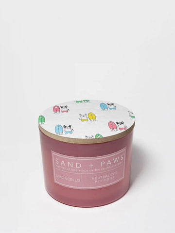 Sand + Paws Limoncello 12 oz scented candle
