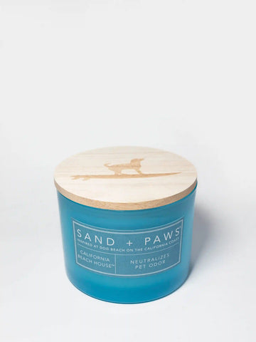 Sand + Paws California Beach House 12 oz scented candle