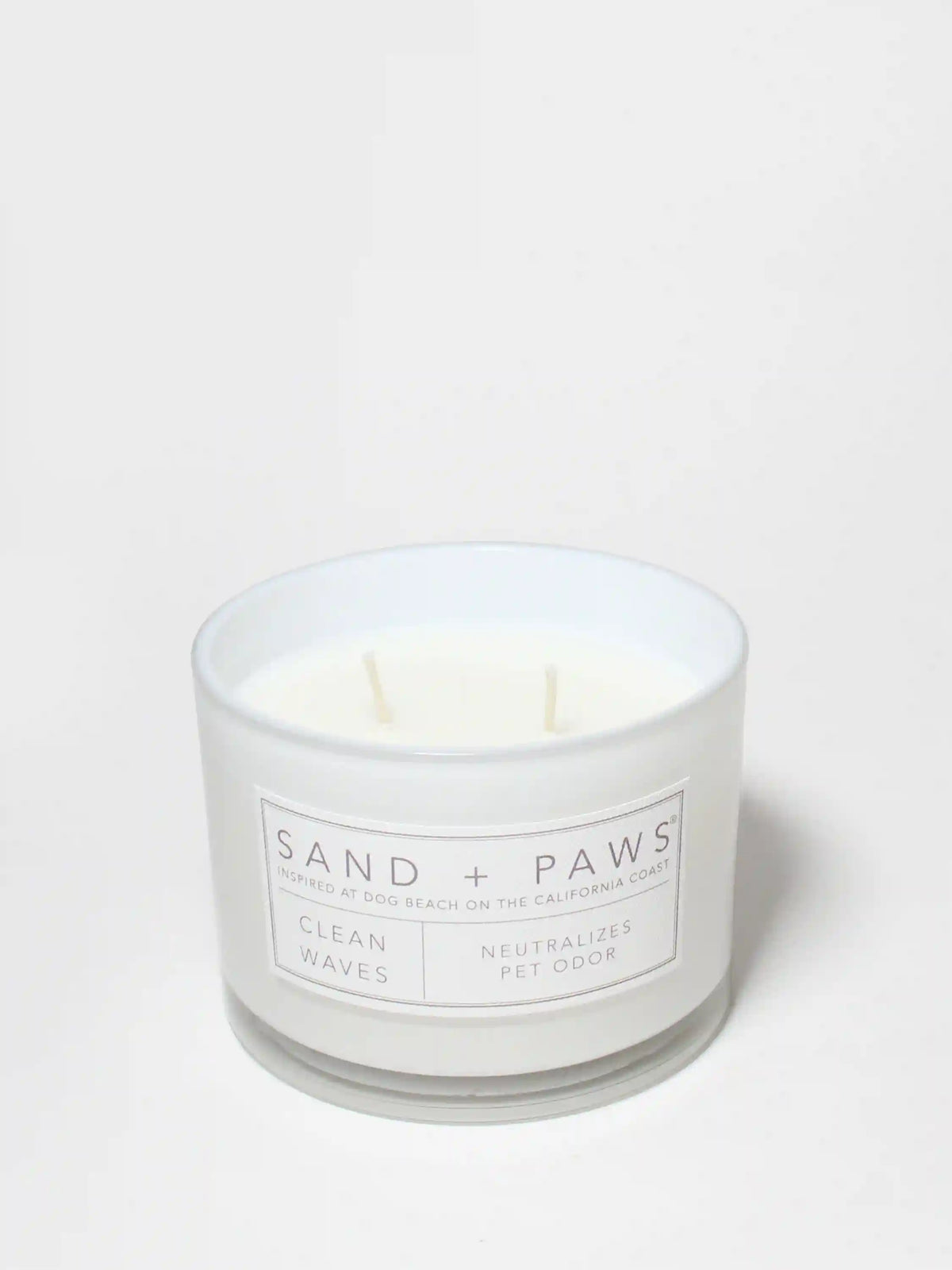 Sand + Paws Clean Waves 12 oz scented candle