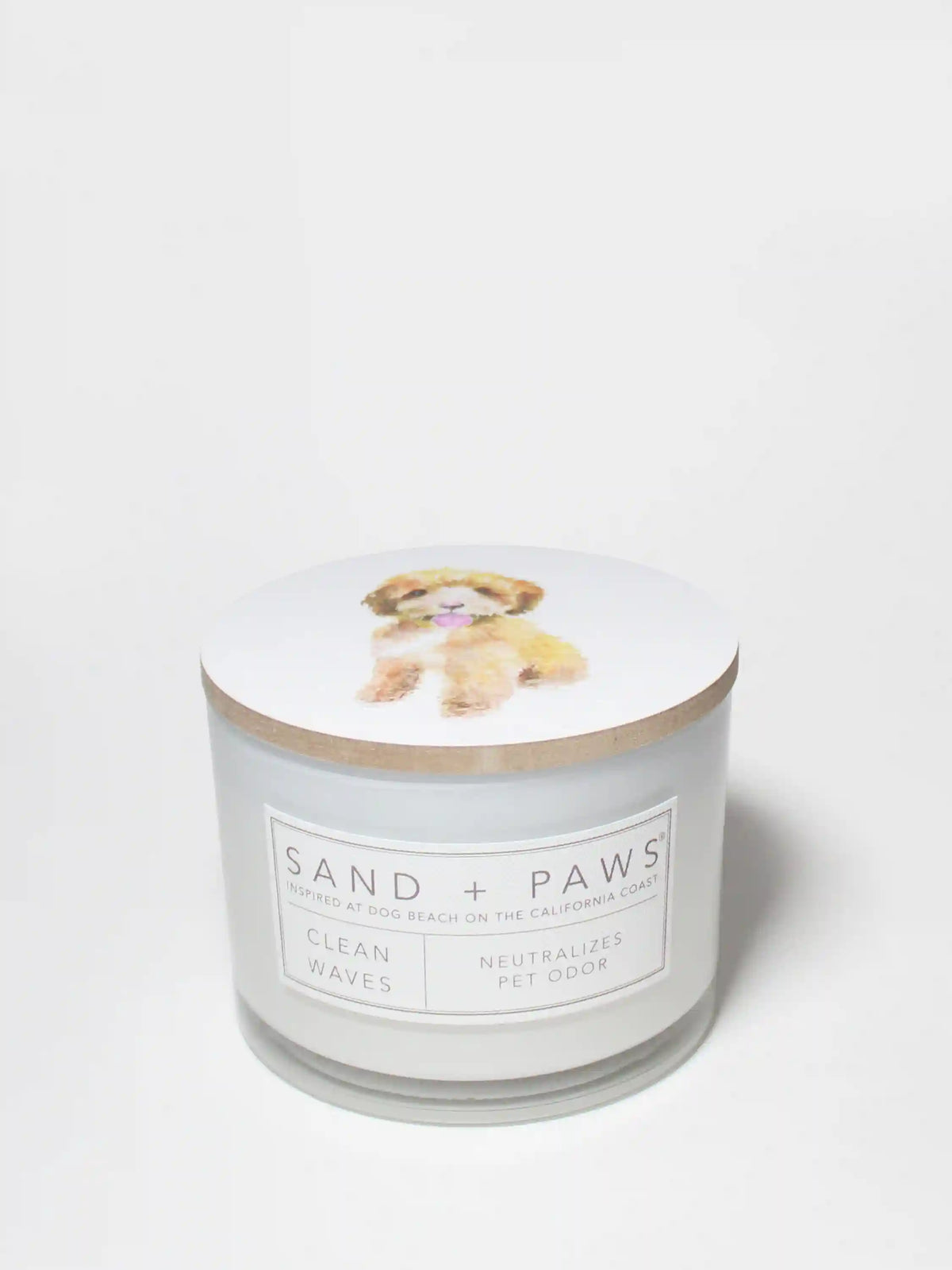 Sand + Paws Clean Waves 12 oz scented candle